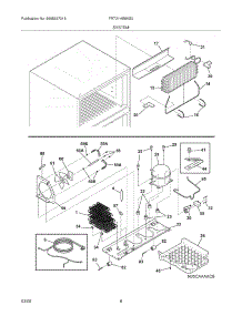 09 - System parts for Frigidaire Refrigerator FRT21HS8KS0 from AppliancePartsPros.com