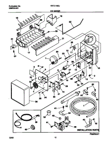 06 - Icemaker parts for Frigidaire Refrigerator FRT21INGJD0 from AppliancePartsPros.com