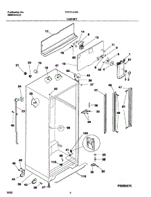 05 - Cabinet parts for Frigidaire Refrigerator FRT21ILRGD4 from AppliancePartsPros.com