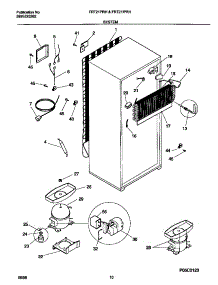 05 - System parts for Frigidaire Refrigerator FRT21IPRHD2 from AppliancePartsPros.com
