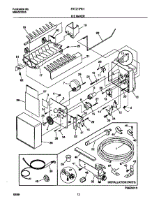 06 - Icemaker parts for Frigidaire Refrigerator FRT21IPRHD2 from AppliancePartsPros.com