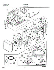 11 - Ice Maker parts for Frigidaire Refrigerator FRT21ILRGD4 from AppliancePartsPros.com