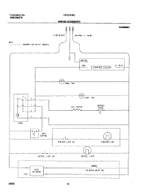 12 - Wiring Schematic parts for Frigidaire Refrigerator FRT21H8CK0 from AppliancePartsPros.com