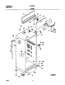 03 - Cabinet parts for Frigidaire Refrigerator FRT18SJGD2 from AppliancePartsPros.com