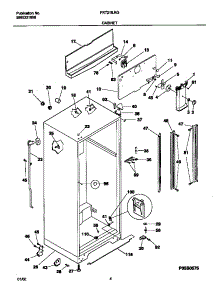 03 - Cabinet parts for Frigidaire Refrigerator FRT21ILRGD1 from AppliancePartsPros.com