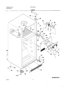 05 - Cabinet parts for Frigidaire Refrigerator FRT21FS5AQ1 from AppliancePartsPros.com