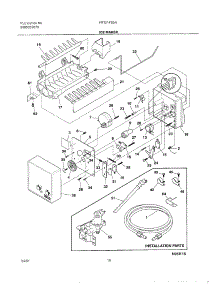 11 - Ice Maker parts for Frigidaire Refrigerator FRT21FS5AQ1 from AppliancePartsPros.com