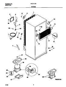 05 - System parts for Frigidaire Refrigerator FRT21ILRGD1 from AppliancePartsPros.com