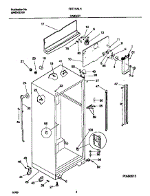 03 - Cabinet parts for Frigidaire Refrigerator FRT21INLHD2 from AppliancePartsPros.com