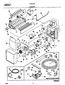 06 - Ice Maker parts for Frigidaire Refrigerator FRT21INLHD2 from AppliancePartsPros.com