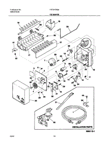 11 - Ice Maker parts for Frigidaire Refrigerator FRT21FR6AW5 from AppliancePartsPros.com