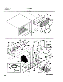 09 - System parts for Frigidaire Refrigerator FRT21KG3CW0 from AppliancePartsPros.com