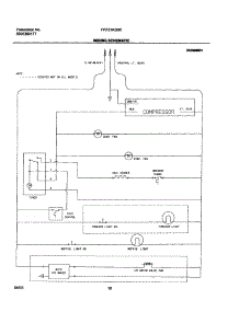 10 - Wiring Schematic parts for Frigidaire Refrigerator FRT21KG3CW0 from AppliancePartsPros.com