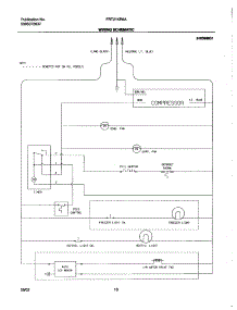 10 - Wiring Schematic parts for Frigidaire Refrigerator FRT21KR6AW5 from AppliancePartsPros.com