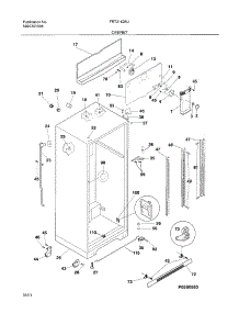 05 - Cabinet parts for Frigidaire Refrigerator FRT21IQRJY1 from AppliancePartsPros.com