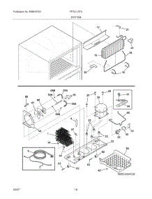 09 - System parts for Frigidaire Refrigerator FRT21LR7ABH from AppliancePartsPros.com