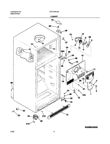 05 - Cabinet parts for Frigidaire Refrigerator FRT21KD3AZ5 from AppliancePartsPros.com