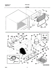 09 - System parts for Frigidaire Refrigerator FRT21IS6BB2 from AppliancePartsPros.com