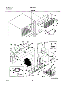 09 - System parts for Frigidaire Refrigerator FRT21KD3AQ2 from AppliancePartsPros.com