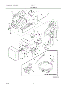 11 - Ice Maker parts for Frigidaire Refrigerator FRT21LR7ABP from AppliancePartsPros.com