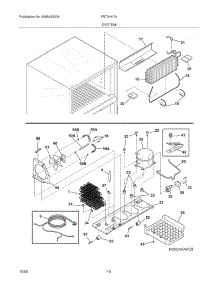 09 - System parts for Frigidaire Refrigerator FRT21KR7EW5 from AppliancePartsPros.com
