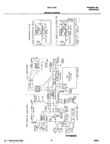 11 - Wiring Diagram parts for Frigidaire Refrigerator FRT21LRGW8 from AppliancePartsPros.com