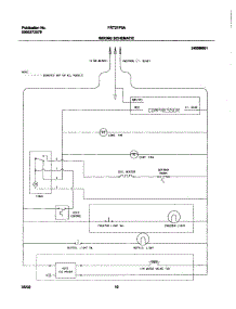 10 - Wiring Schematic parts for Frigidaire Refrigerator FRT21P5AW6 from AppliancePartsPros.com