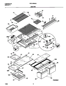04 - Shelves parts for Frigidaire Refrigerator FRT21PRHB3 from AppliancePartsPros.com