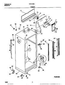 03 - Cabinet parts for Frigidaire Refrigerator FRT21QRCW2 from AppliancePartsPros.com