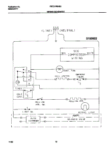 06 - Wiring Diagram parts for Frigidaire Refrigerator FRT21PRHB3 from AppliancePartsPros.com