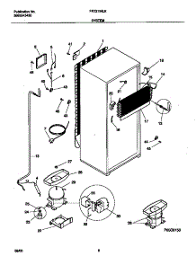 05 - System parts for Frigidaire Refrigerator FRT21INLHB4 from AppliancePartsPros.com