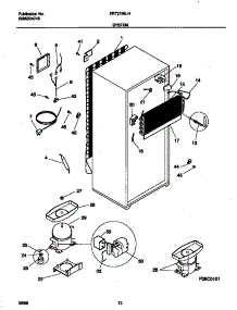 05 - System parts for Frigidaire Refrigerator FRT21INLHW0 from AppliancePartsPros.com