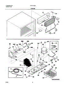09 - System parts for Frigidaire Refrigerator FRT21IS6BW1 from AppliancePartsPros.com