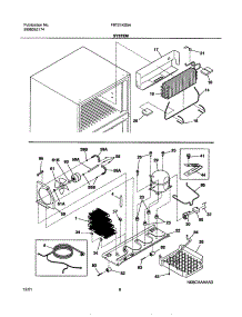09 - System parts for Frigidaire Refrigerator FRT21KS5AW3 from AppliancePartsPros.com