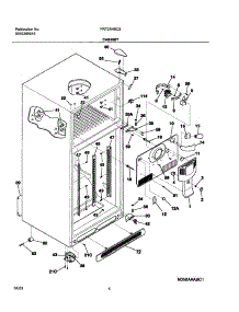 05 - Cabinet parts for Frigidaire Refrigerator FRT21H8CSB0 from AppliancePartsPros.com
