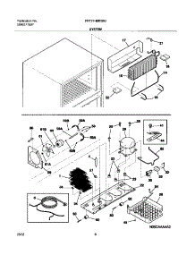 09 - System parts for Frigidaire Refrigerator FRT21HBBSB0 from AppliancePartsPros.com
