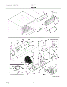09 - System parts for Frigidaire Refrigerator FRT21LR7AWN from AppliancePartsPros.com
