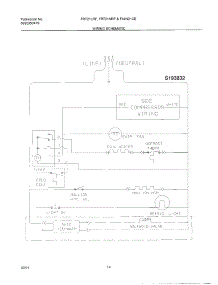 13 - Wiring Schematic parts for Frigidaire Refrigerator FRT21LRFW1 from AppliancePartsPros.com