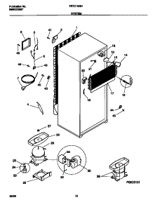 05 - System parts for Frigidaire Refrigerator FRT21NNHD1 from AppliancePartsPros.com
