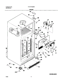 05 - Cabinet parts for Frigidaire Refrigerator FRT21P6BSK4 from AppliancePartsPros.com