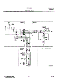 11 - Wiring Diagram parts for Frigidaire Refrigerator FRT21KS6CQ0 from AppliancePartsPros.com