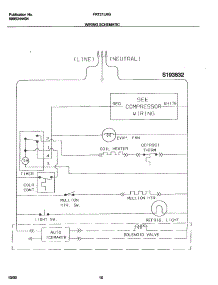 10 - Wiring Schematic parts for Frigidaire Refrigerator FRT21LRGD9 from AppliancePartsPros.com