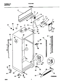 03 - Cabinet parts for Frigidaire Refrigerator FRT21NNHQ4 from AppliancePartsPros.com