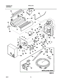 11 - Ice Maker parts for Frigidaire Refrigerator FRT21LR7AW3 from AppliancePartsPros.com