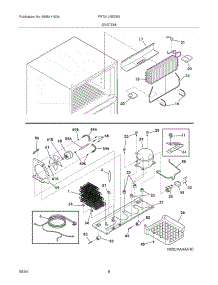 09 - System parts for Frigidaire Refrigerator FRT21LR8DS0 from AppliancePartsPros.com