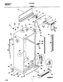 03 - Cabinet parts for Frigidaire Refrigerator FRT21NRHW0 from AppliancePartsPros.com