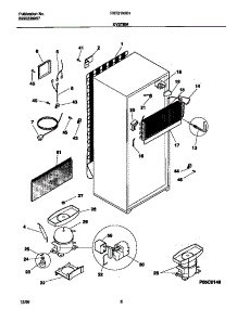 05 - System parts for Frigidaire Refrigerator FRT21NRHD0 from AppliancePartsPros.com