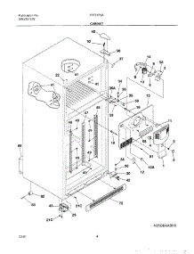 05 - Cabinet parts for Frigidaire Refrigerator FRT21P5AQ1 from AppliancePartsPros.com
