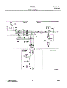 11 - Wiring Diagram parts for Frigidaire Refrigerator FRT21P5AB7 from AppliancePartsPros.com