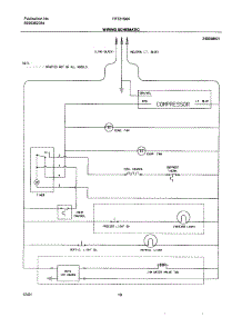 10 - Wiring Schematic parts for Frigidaire Refrigerator FRT21S6AW3 from AppliancePartsPros.com